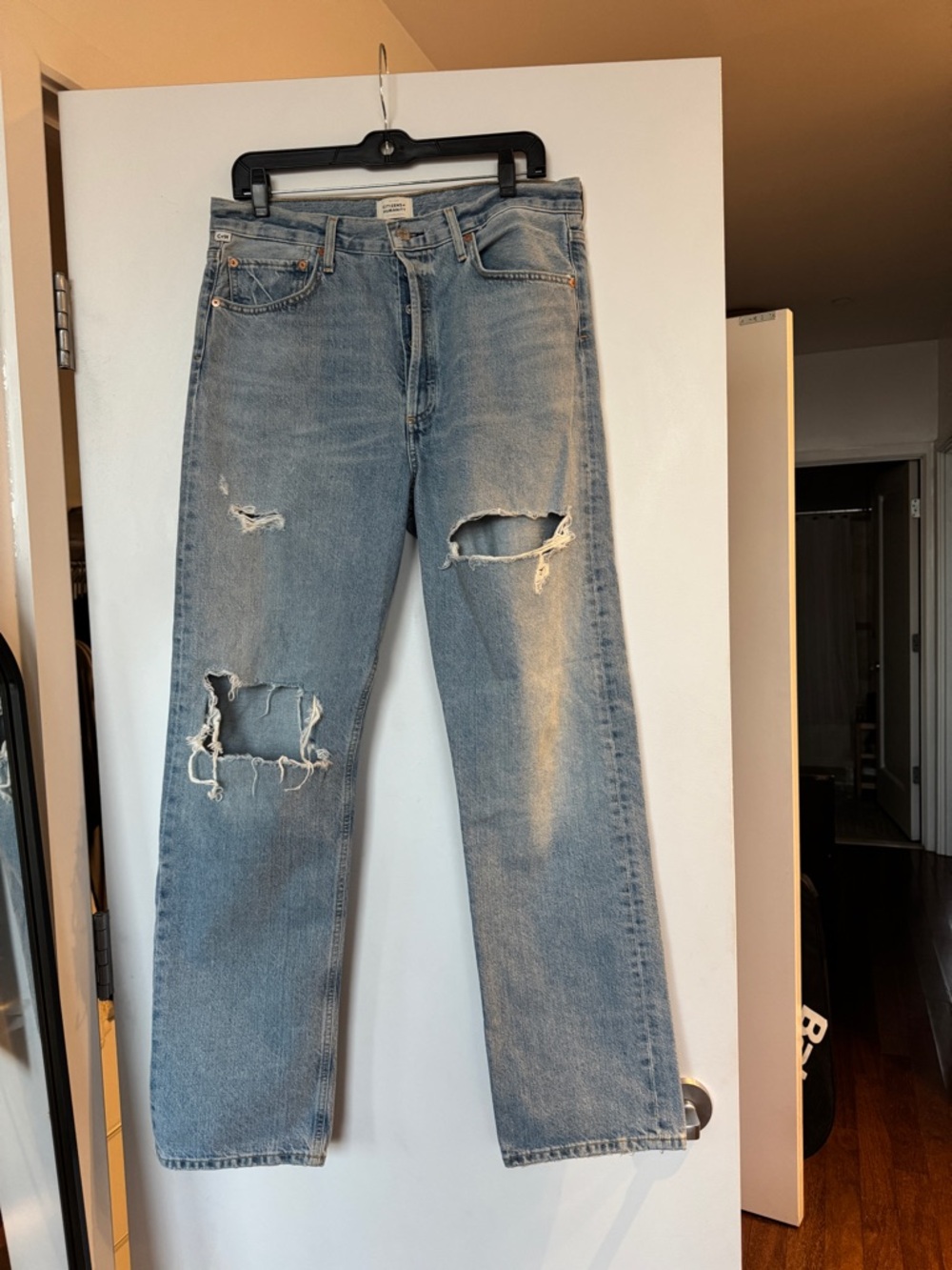 Citizens Of Humanity Eva Distressed Straight Jeans